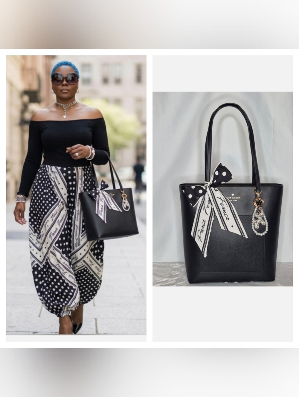 Kate Spade Black Tote Bag